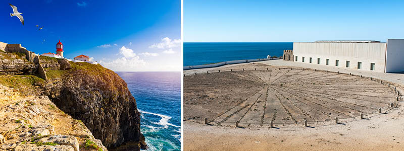 Besøg Cabo de Sao Vicente og se vindkompasset i Sagres